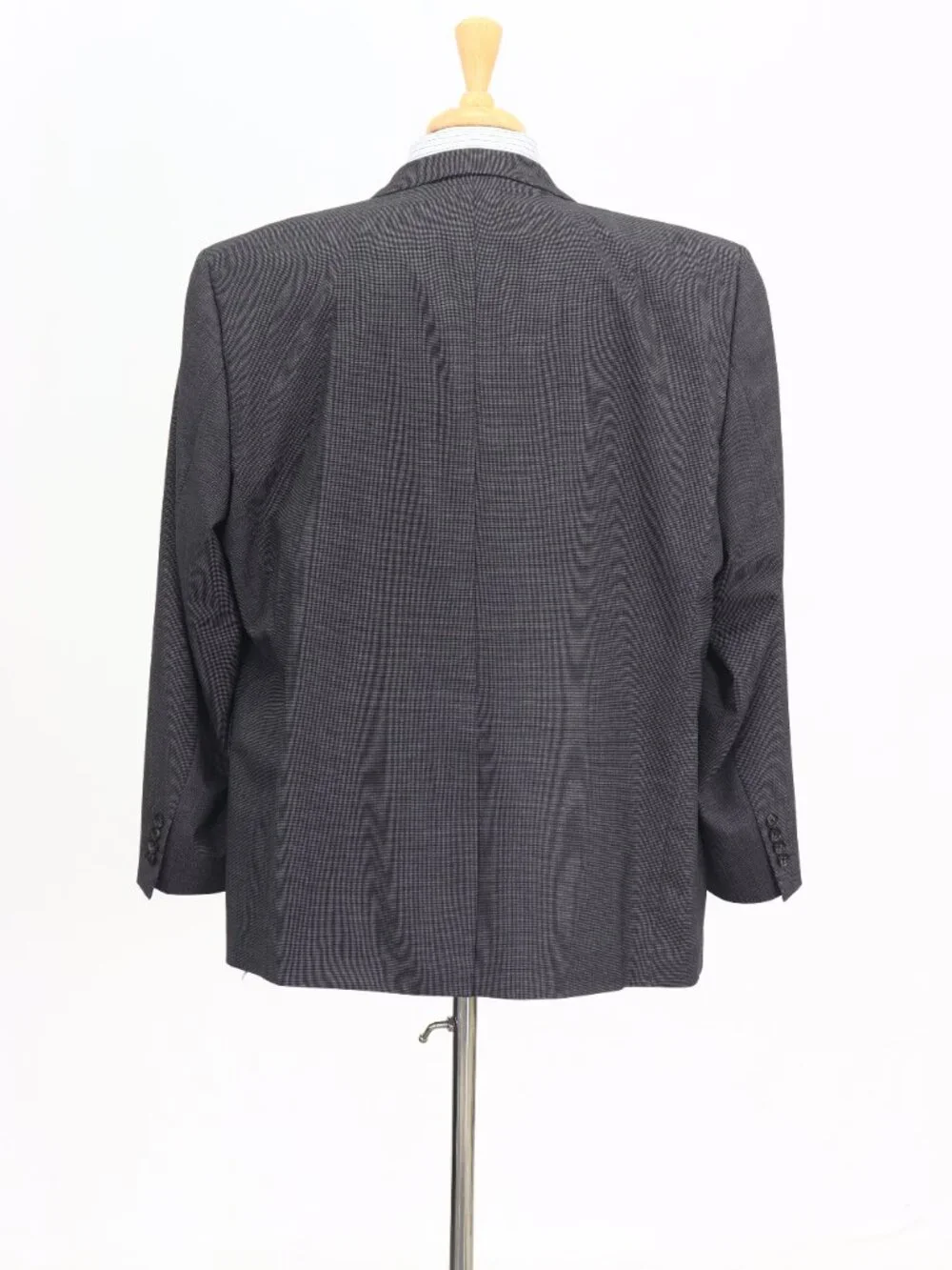 S. Cohen 48S Gray Blazer Sport Coat Jacket 2-Button Houndstooth W864